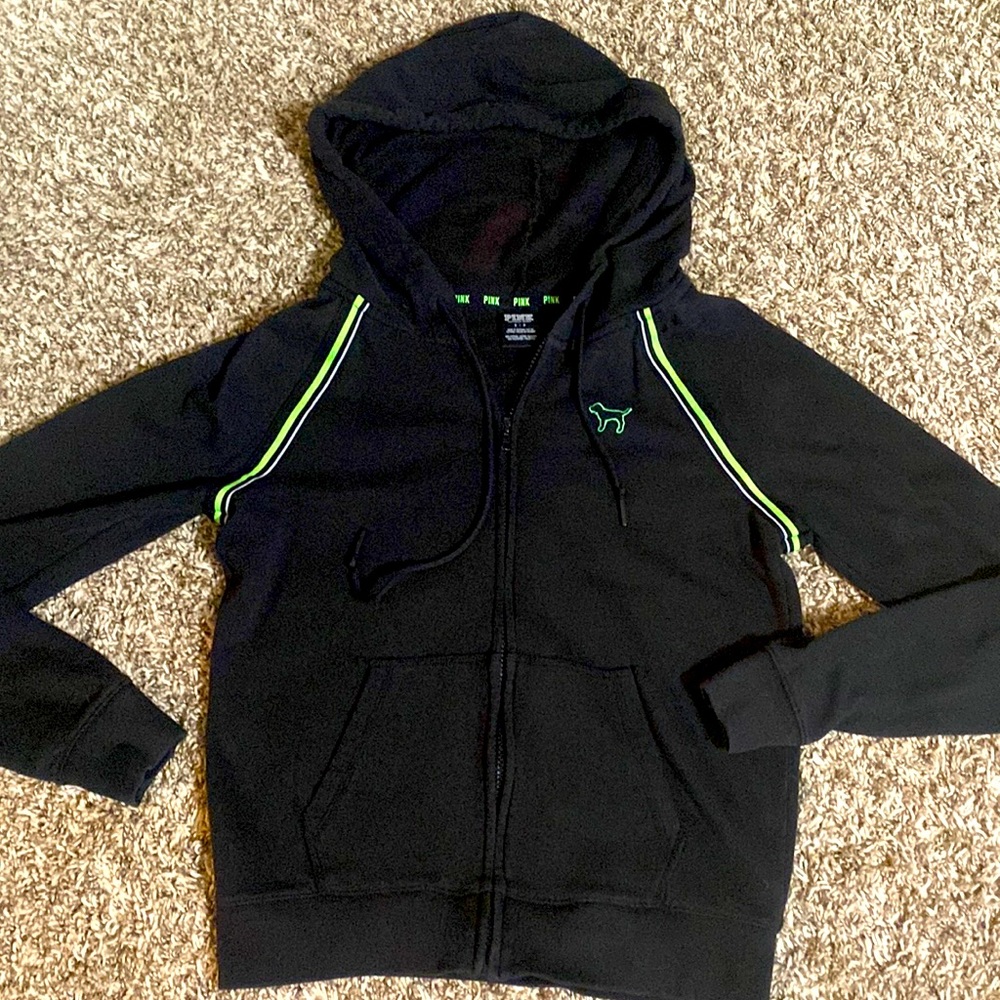 PINK size small zip hoodie